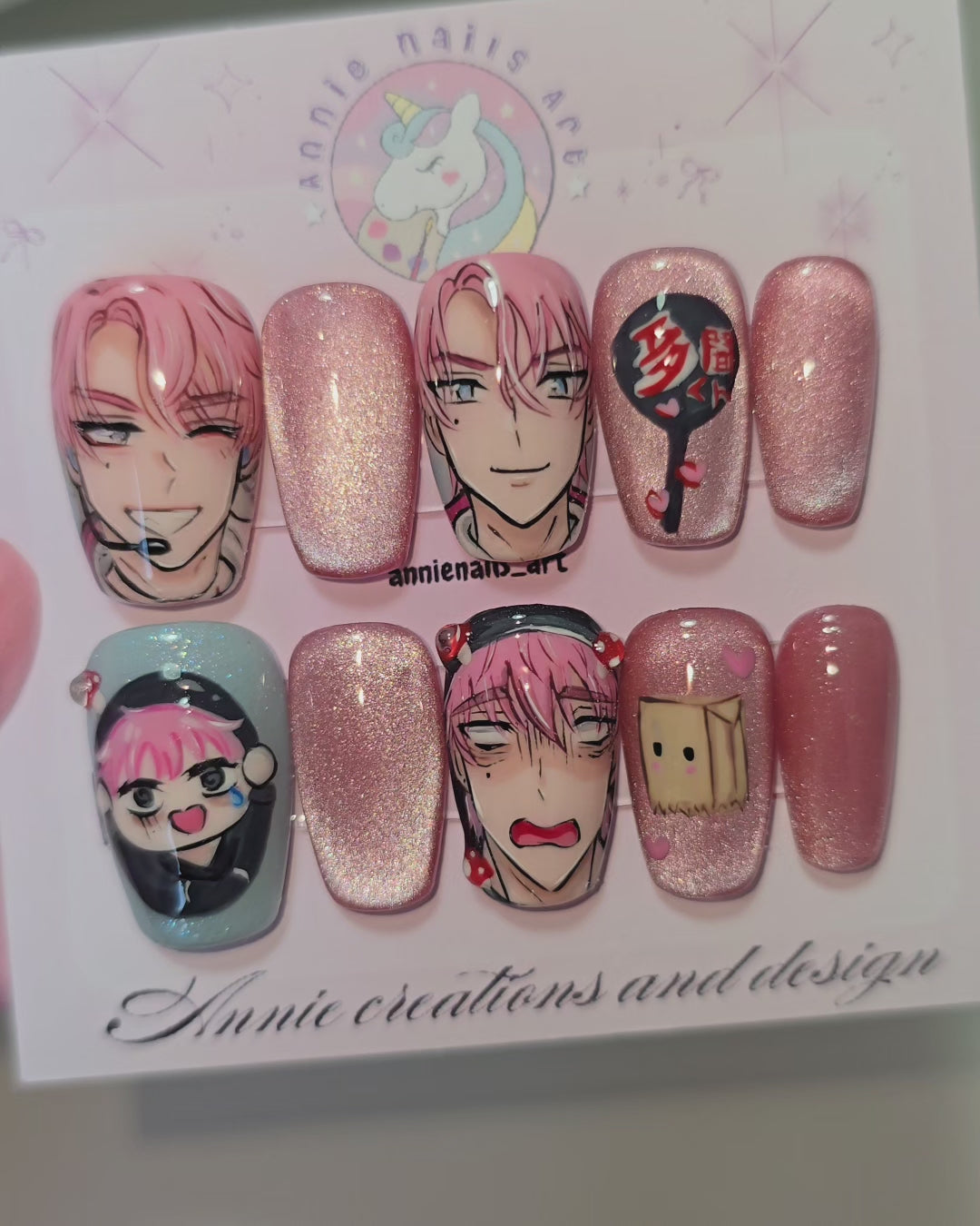 Uñas Anime Tamon Kun