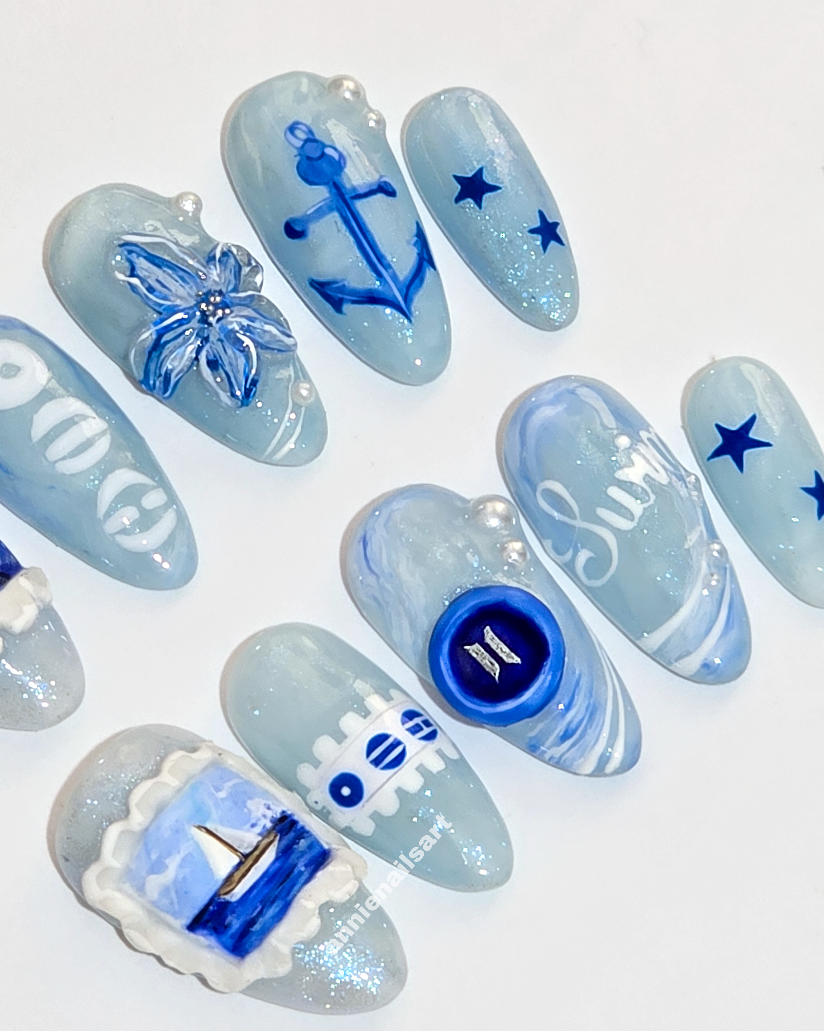 Uñas BTS SWIM
