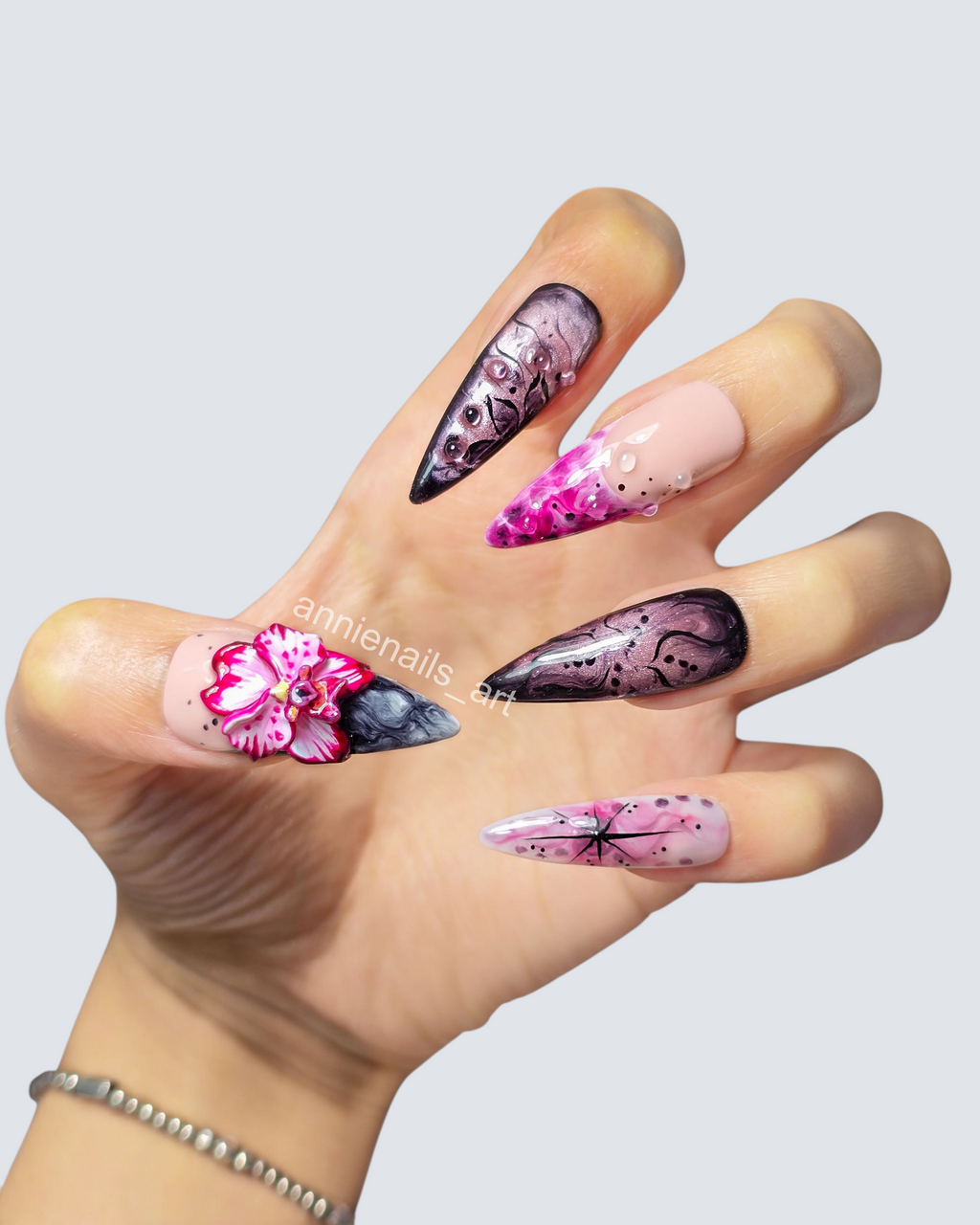 Uñas Florales