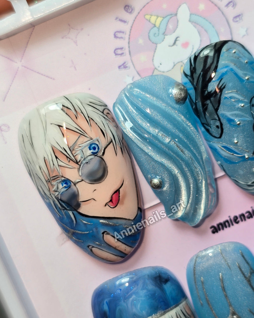Uñas Gojo Jujutsu Kaisen