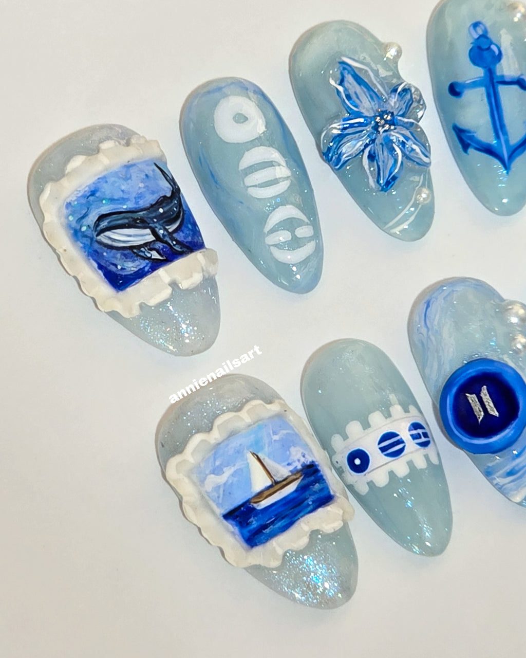 Uñas BTS SWIM