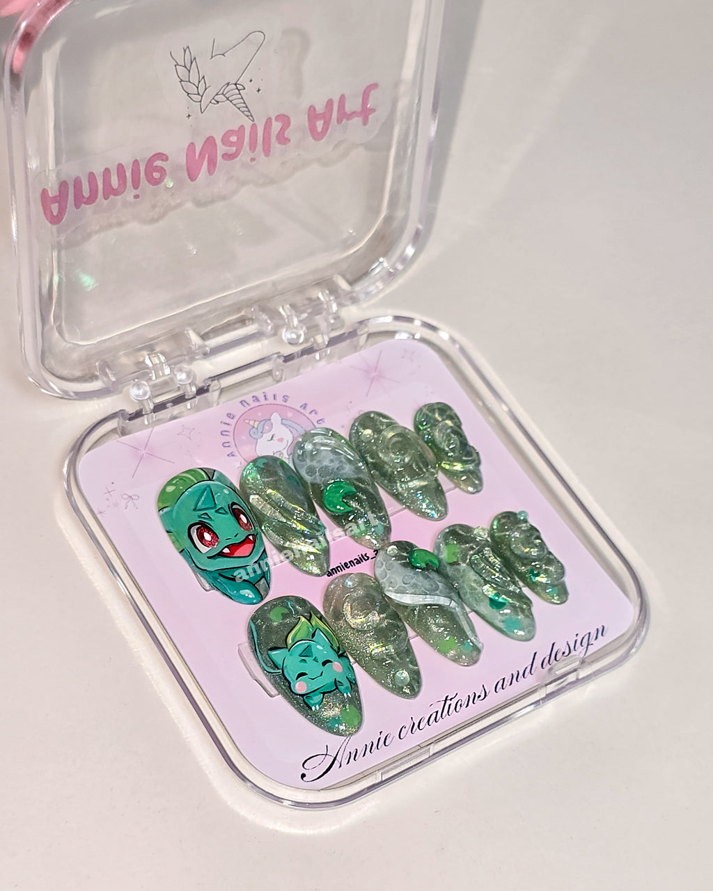 Uñas Bulbasaur