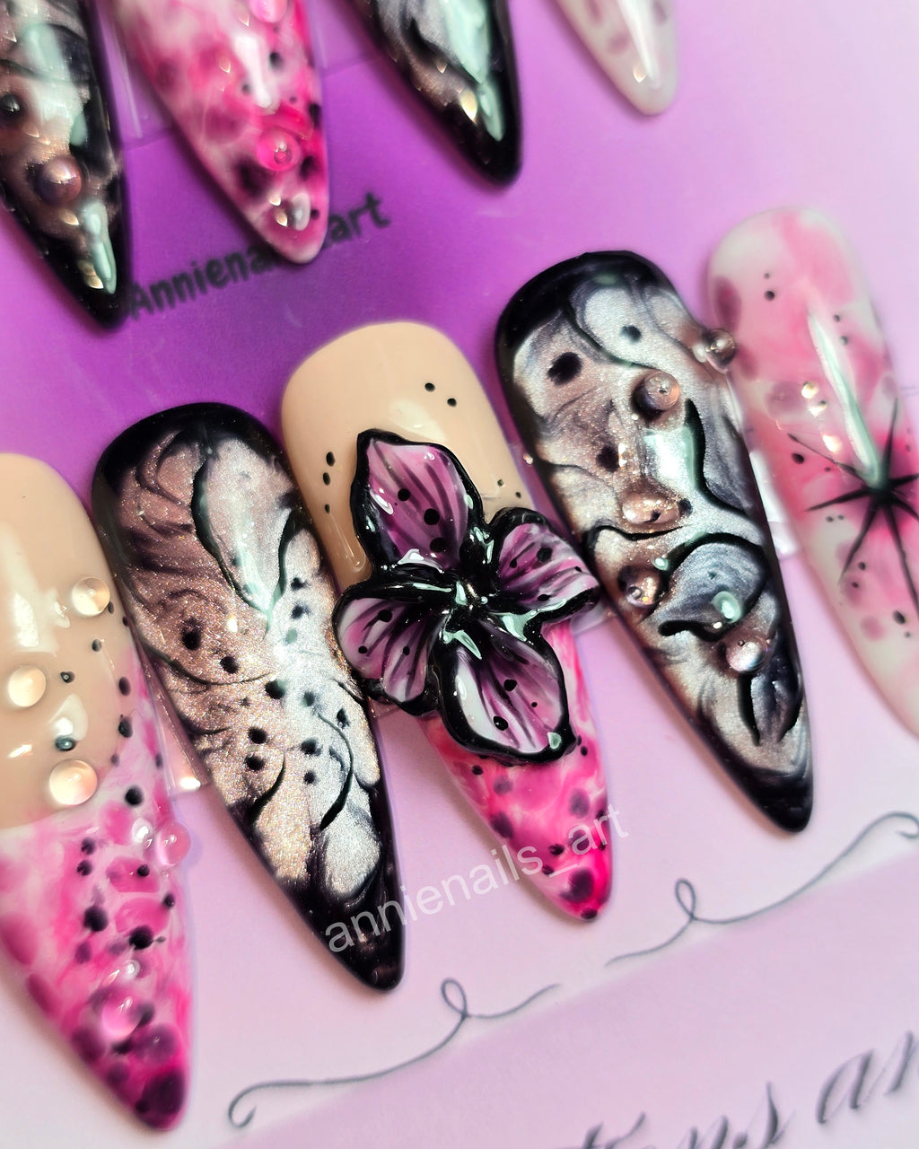 Uñas Florales