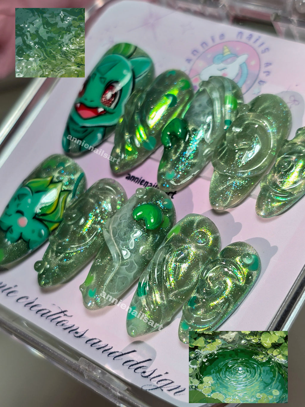 Uñas Bulbasaur
