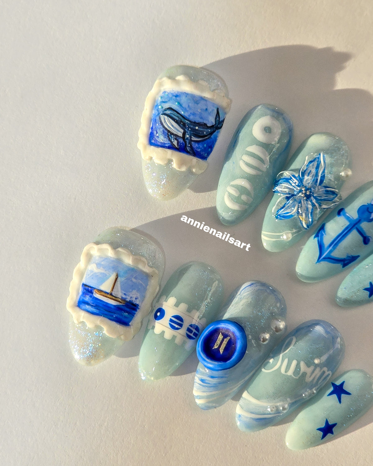 Uñas BTS SWIM