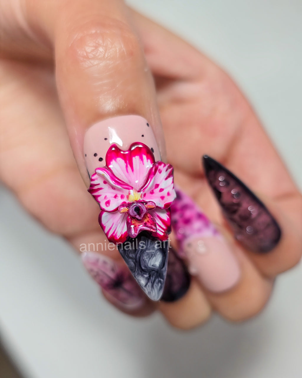 Uñas Florales
