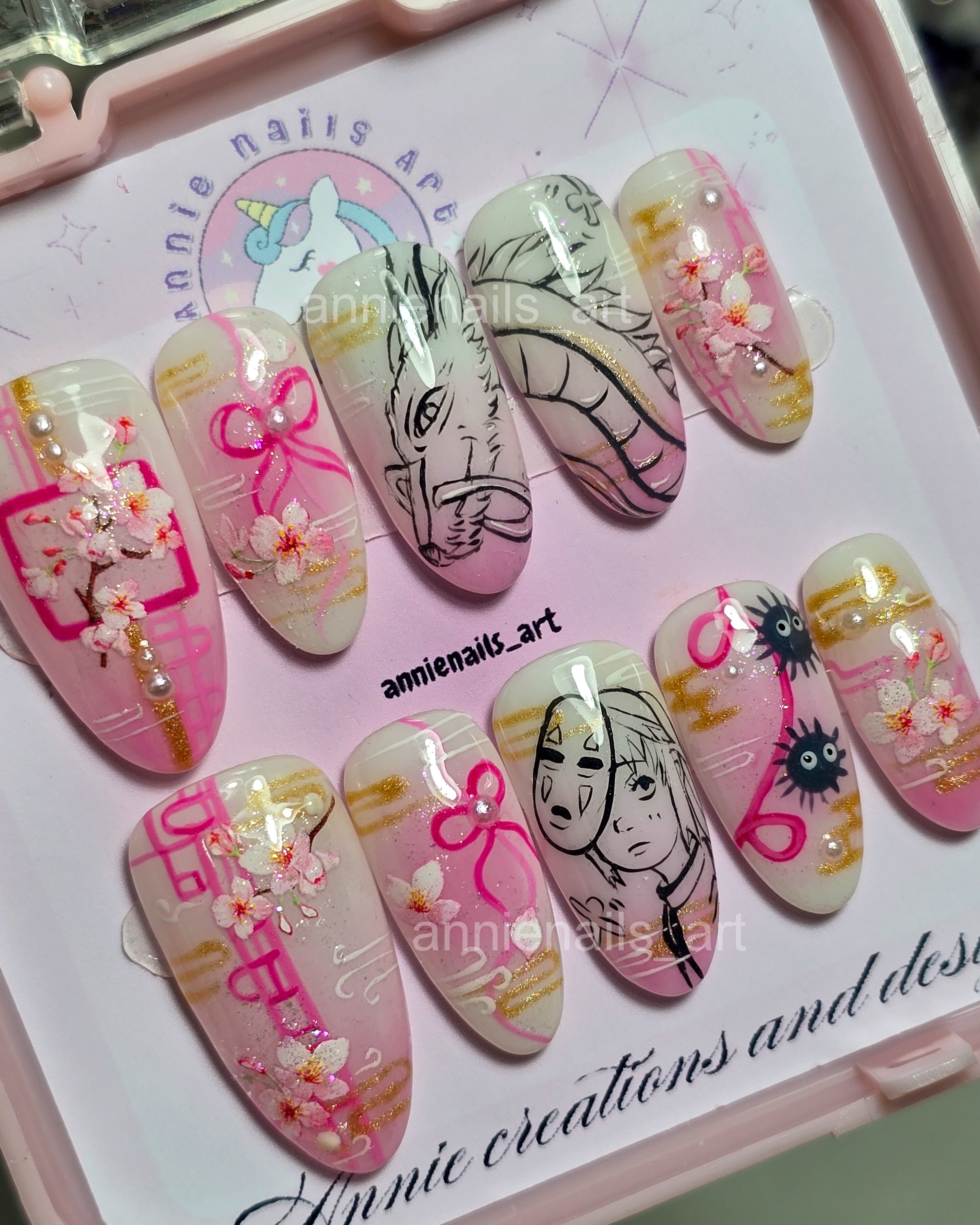 Uñas Viaje De Chihiro