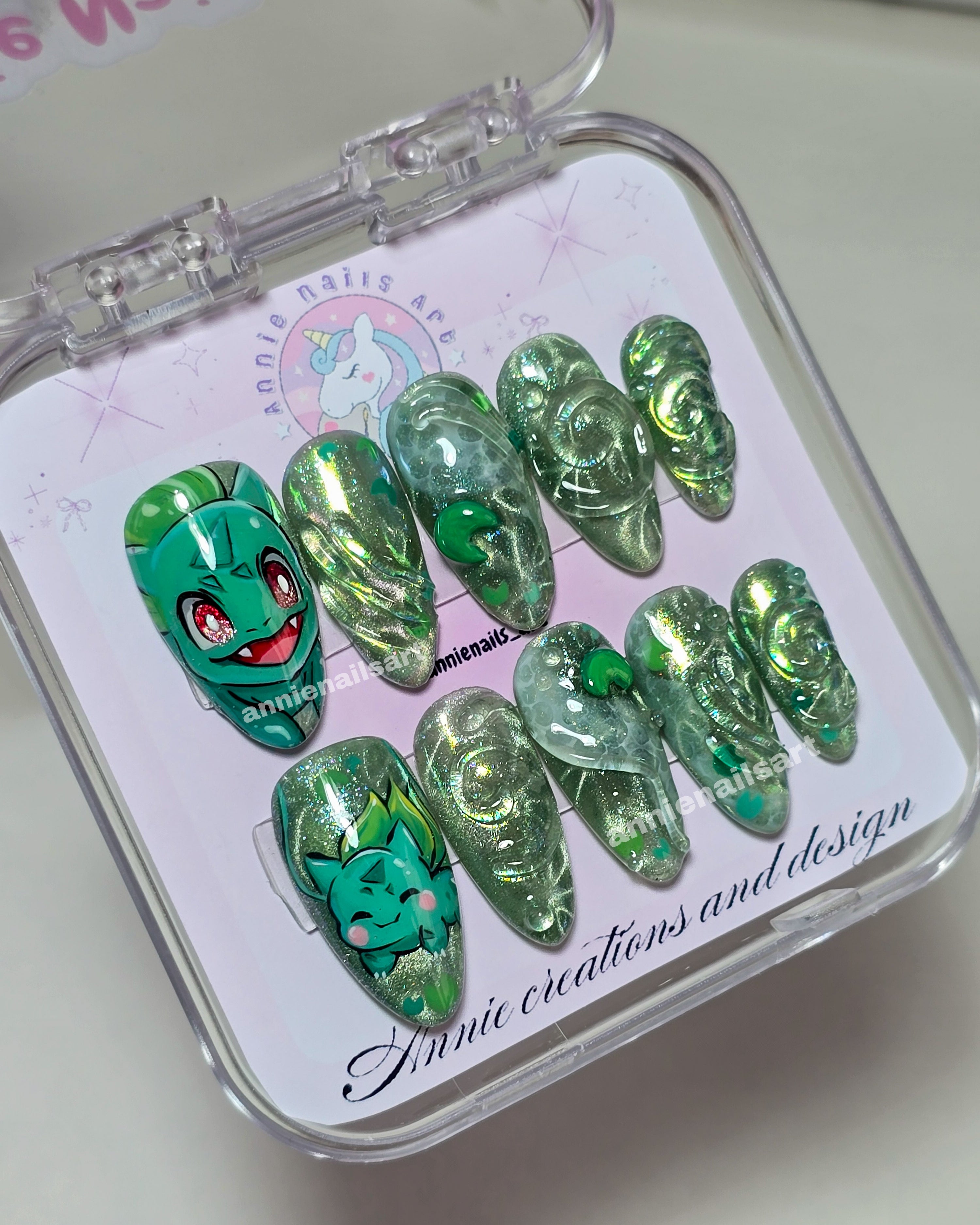 Uñas Bulbasaur