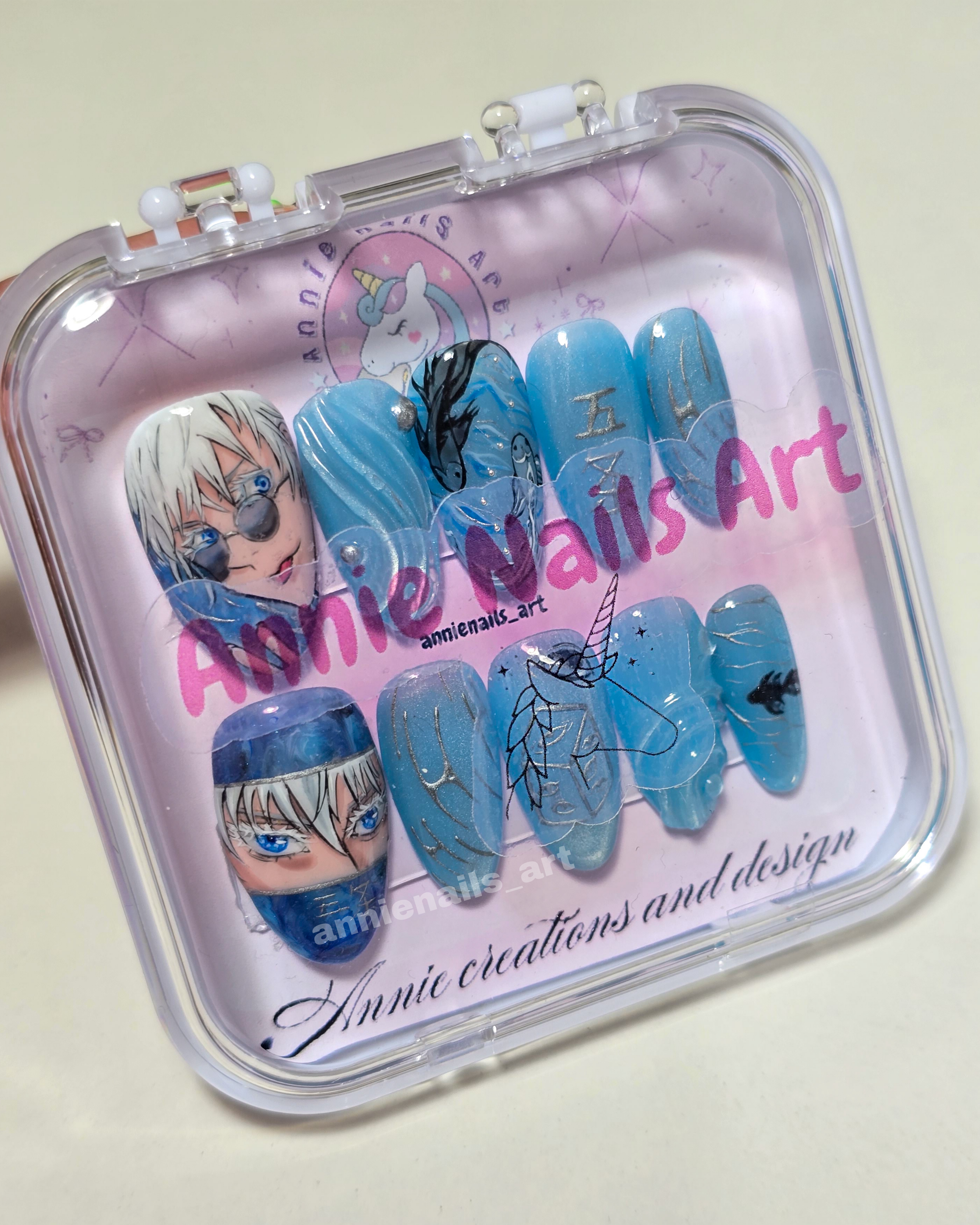 Uñas Gojo Jujutsu Kaisen