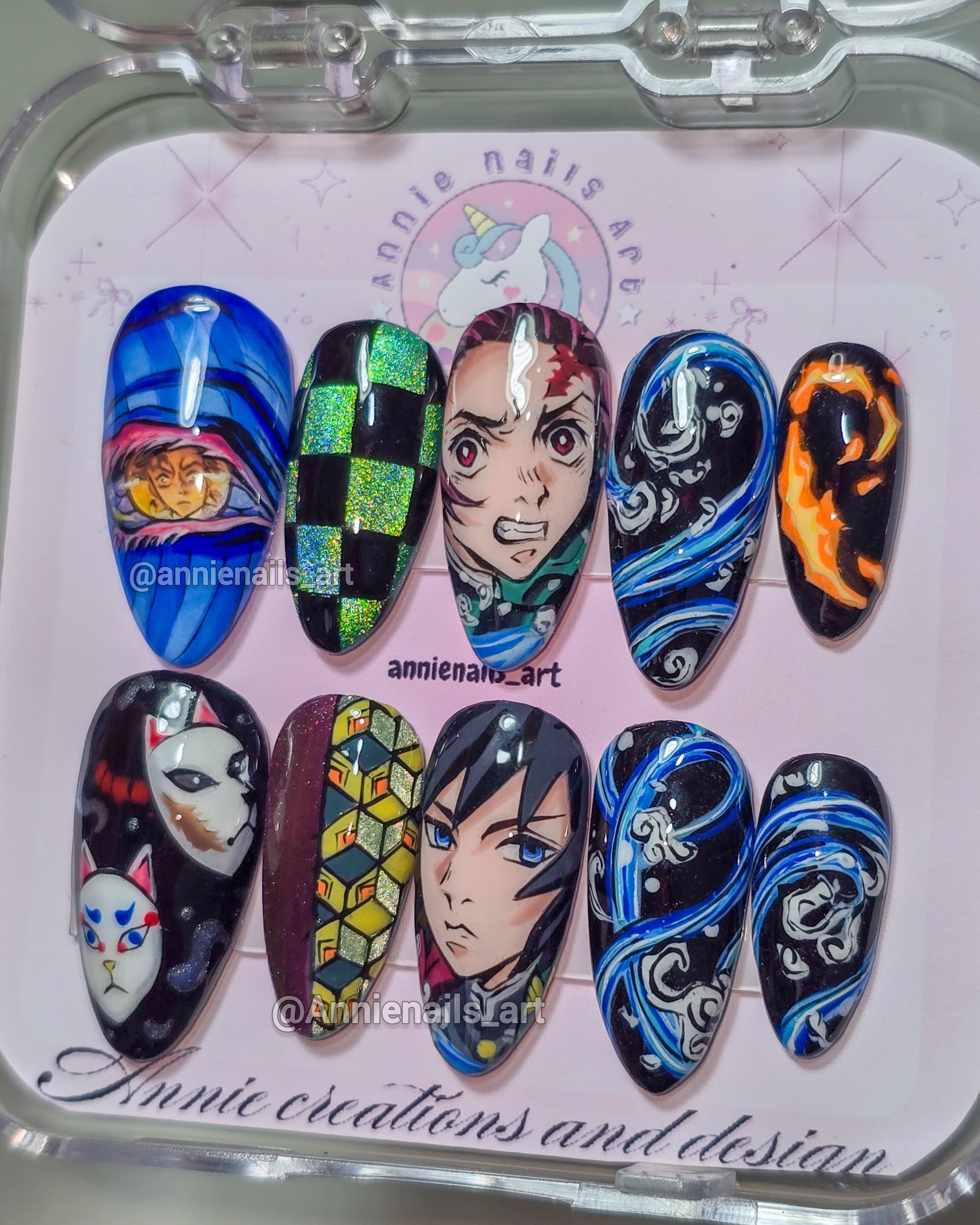 Uñas Kimetsu No Yaiba