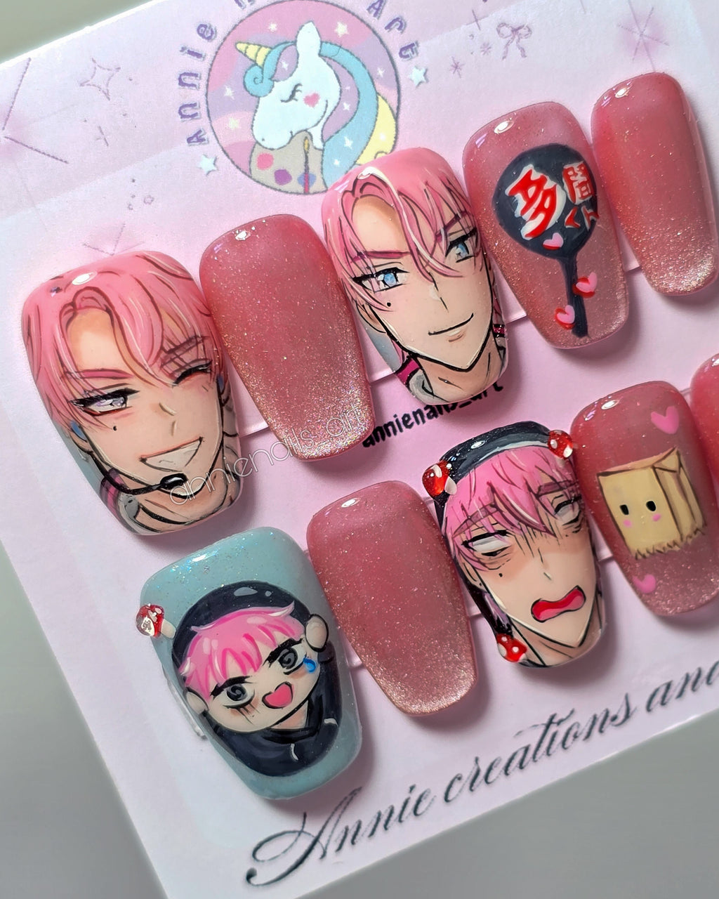 Uñas Anime Tamon Kun