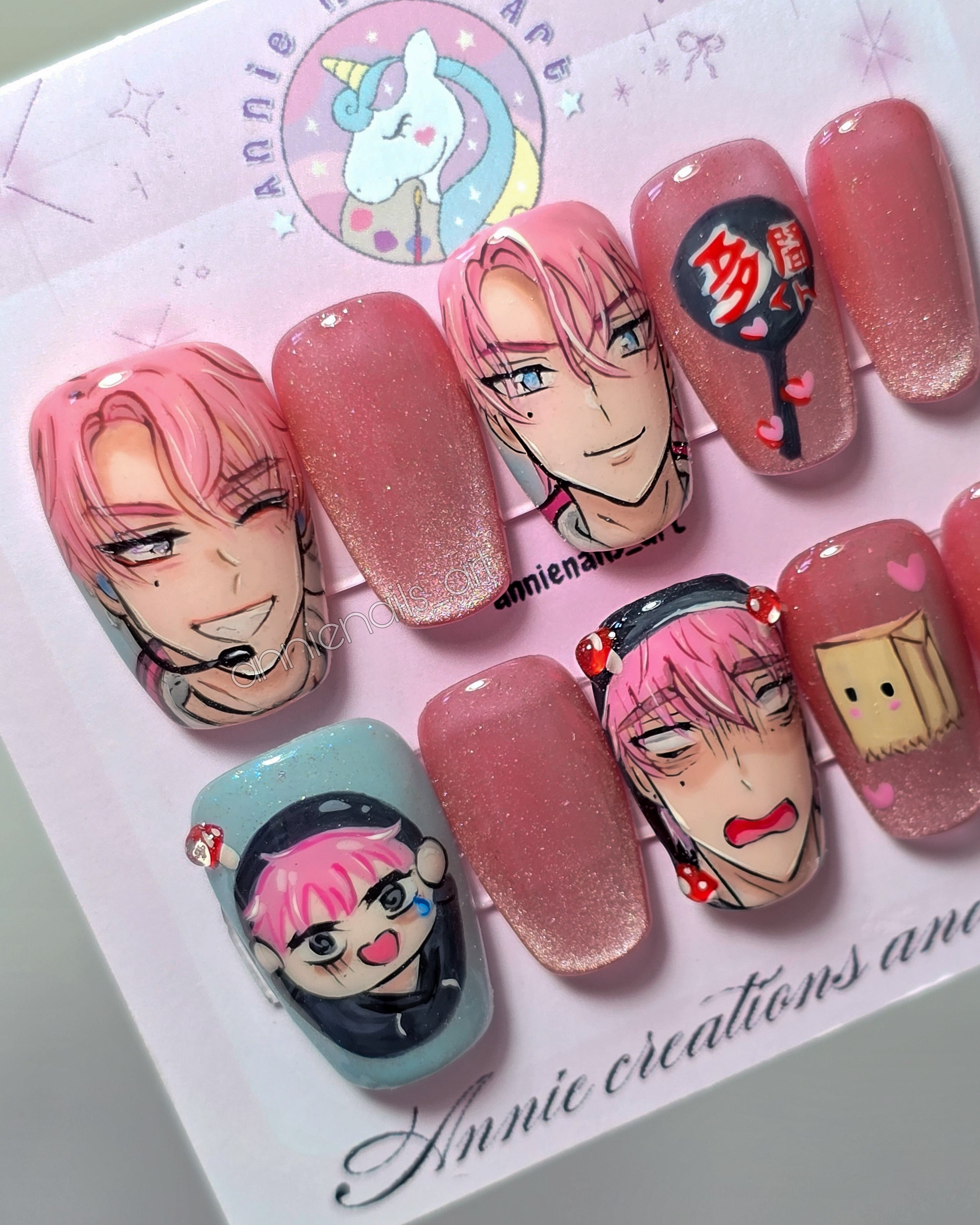 Uñas Anime Tamon Kun