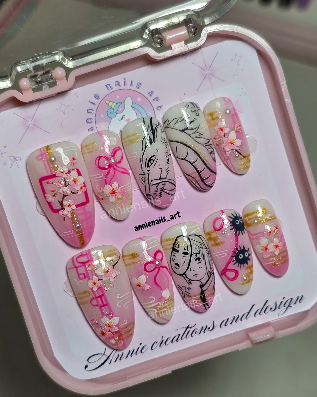 Uñas Viaje De Chihiro