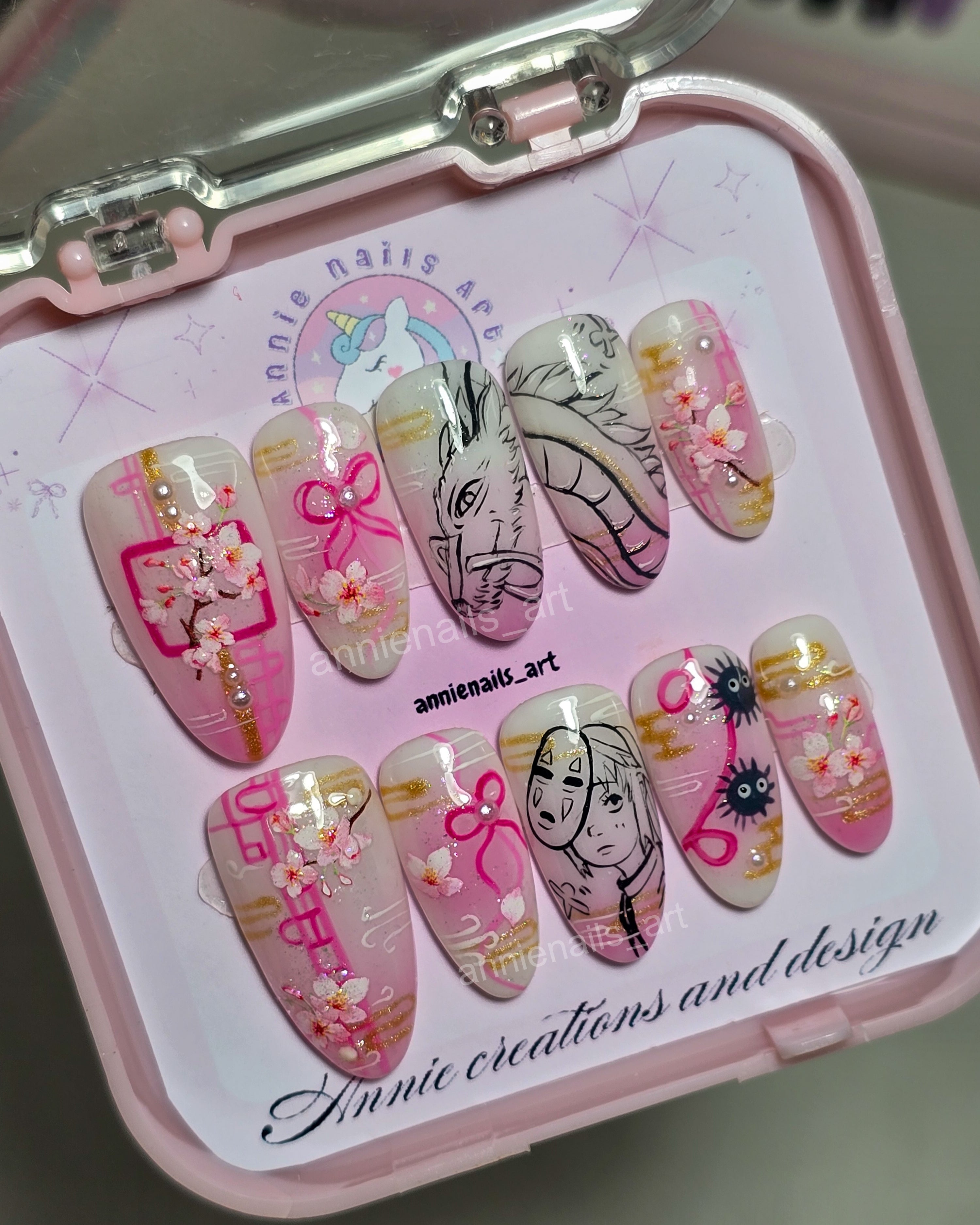 Uñas Viaje De Chihiro