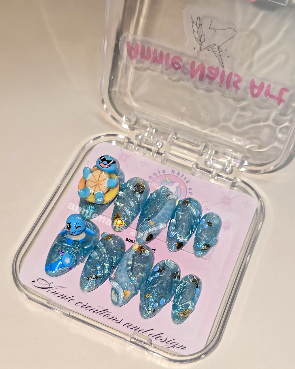 Uñas Squirtle