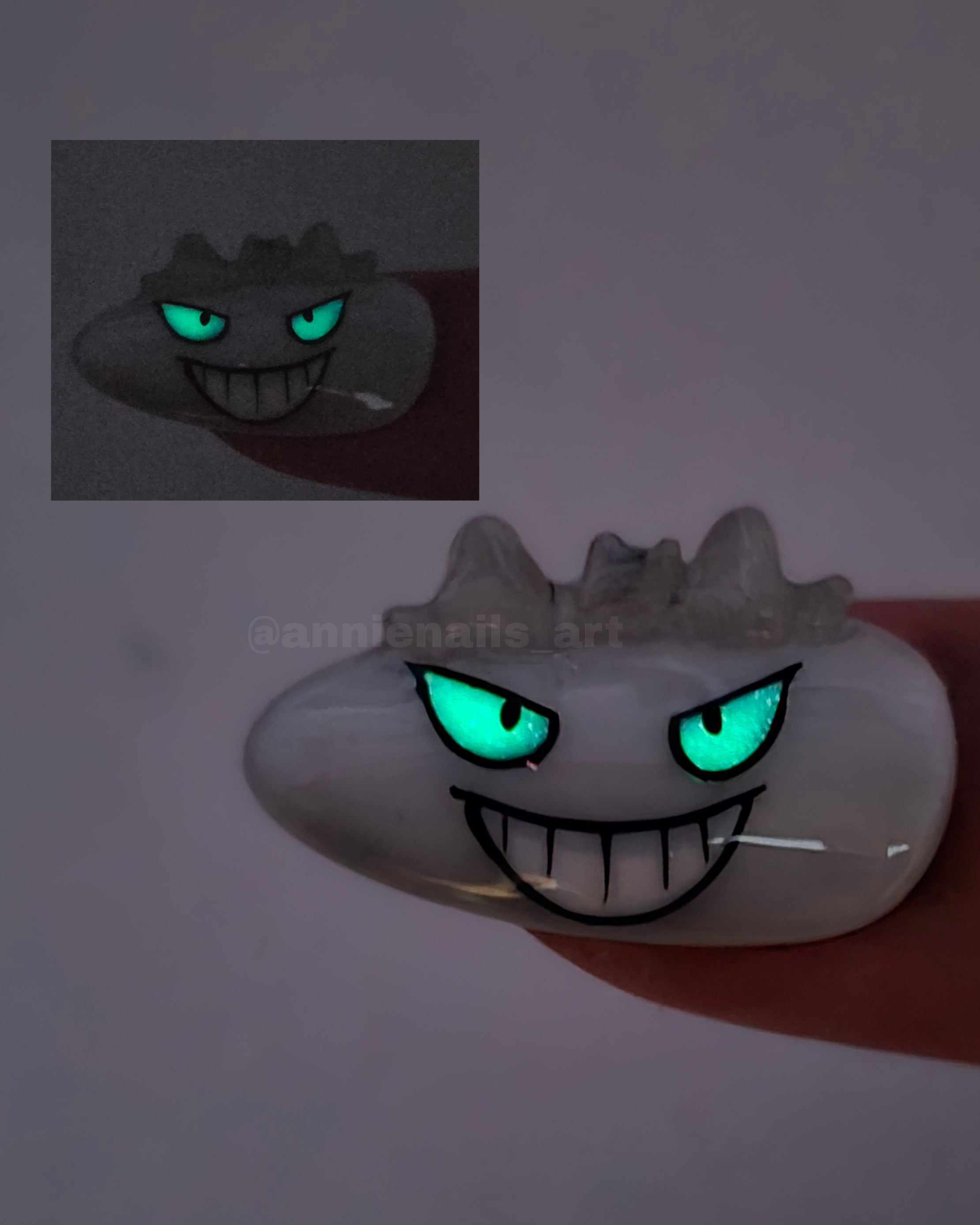 Uñas Pokemon Gengar